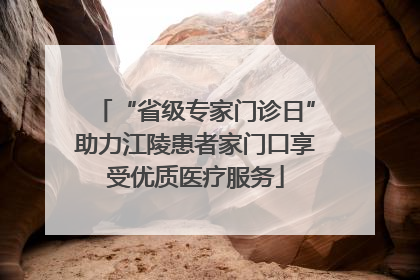 “省级专家门诊日”助力江陵患者家门口享受优质医疗服务