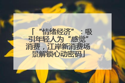 “情绪经济”：吸引年轻人为“感觉”消费，江岸新消费场景解锁心动密码