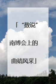 “数说”南博会上的曲靖风采