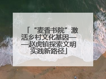 “麦香书院”激活乡村文化基因——赵虎镇探索文明实践新路径