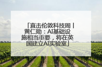 直击伦敦科技周丨黄仁勋：AI基础设施相当重要，将在英国建立AI实验室