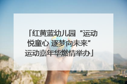红黄蓝幼儿园“运动悦童心 逐梦向未来”运动嘉年华燃情举办