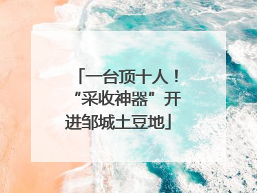 一台顶十人！“采收神器”开进邹城土豆地