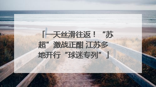 一天丝滑往返！“苏超”激战正酣 江苏多地开行“球迷专列”