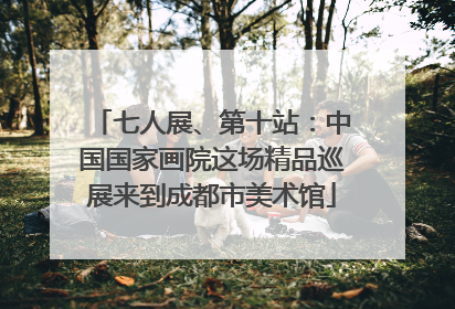 七人展、第十站：中国国家画院这场精品巡展来到成都市美术馆