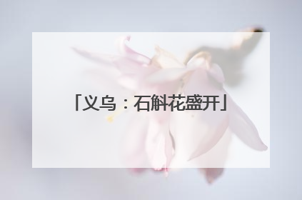 义乌：石斛花盛开