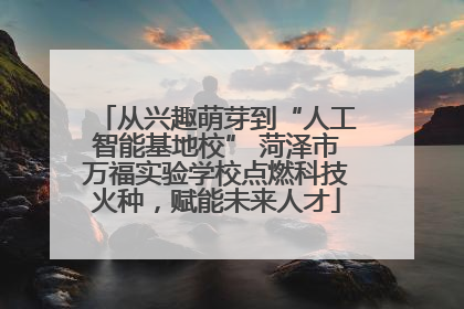 从兴趣萌芽到“人工智能基地校” 菏泽市万福实验学校点燃科技火种，赋能未来人才