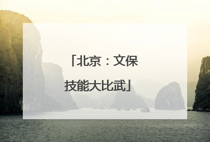 北京：文保技能大比武