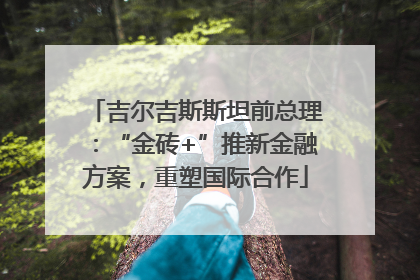 吉尔吉斯斯坦前总理：“金砖+”推新金融方案，重塑国际合作