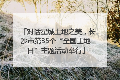 对话星城土地之美，长沙市第35个“全国土地日”主题活动举行