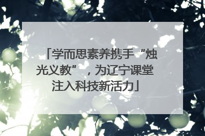 学而思素养携手“烛光义教”，为辽宁课堂注入科技新活力