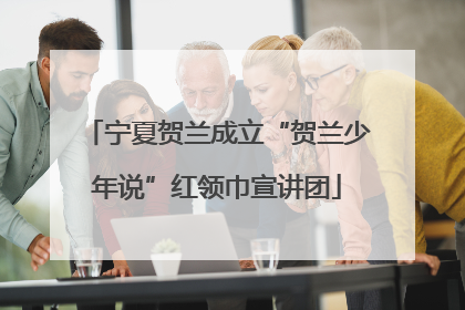 宁夏贺兰成立“贺兰少年说”红领巾宣讲团