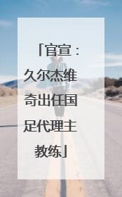 官宣：久尔杰维奇出任国足代理主教练