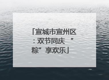 宣城市宣州区：双节同庆 “粽”享欢乐