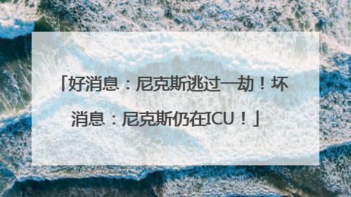 好消息：尼克斯逃过一劫！坏消息：尼克斯仍在ICU！