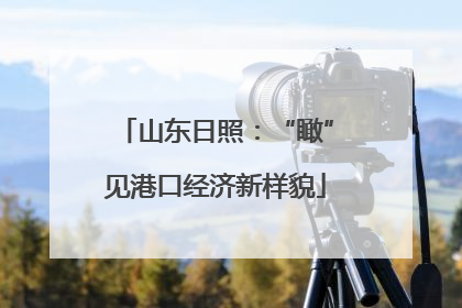 山东日照：“瞰”见港口经济新样貌