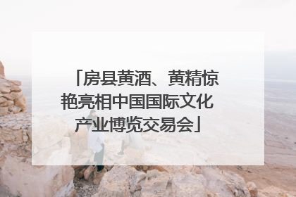 房县黄酒、黄精惊艳亮相中国国际文化产业博览交易会