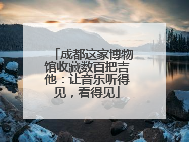 成都这家博物馆收藏数百把吉他：让音乐听得见，看得见