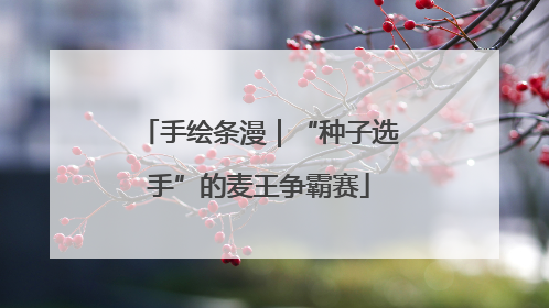 手绘条漫｜“种子选手”的麦王争霸赛