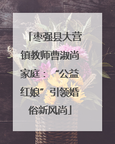枣强县大营镇教师曹淑尚家庭：“公益红娘”引领婚俗新风尚