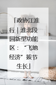 政协江淮行｜淮北段园新型功能区：“飞地经济”拔节生长