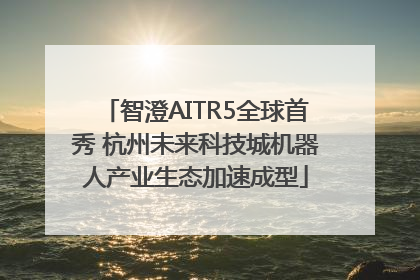 智澄AITR5全球首秀 杭州未来科技城机器人产业生态加速成型