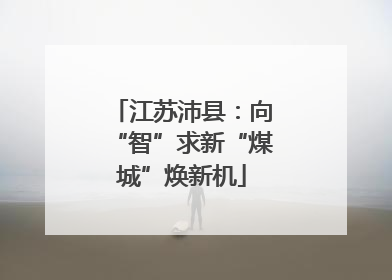 江苏沛县：向“智”求新“煤城”焕新机