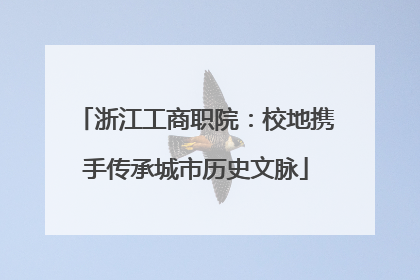浙江工商职院：校地携手传承城市历史文脉
