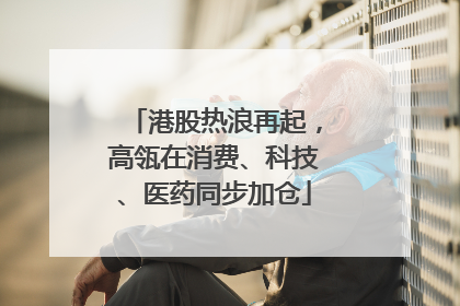 港股热浪再起，高瓴在消费、科技、医药同步加仓