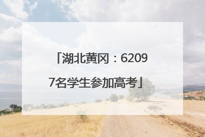 湖北黄冈：62097名学生参加高考
