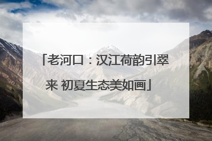 老河口：汉江荷韵引翠来 初夏生态美如画