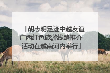 胡志明足迹中越友谊广西红色旅游线路推介活动在越南河内举行