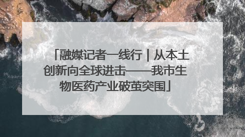 融媒记者一线行｜从本土创新向全球进击——我市生物医药产业破茧突围