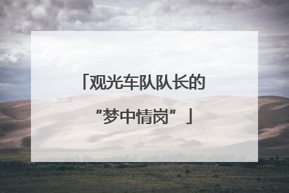 观光车队队长的“梦中情岗”