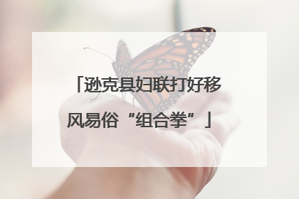 逊克县妇联打好移风易俗“组合拳”