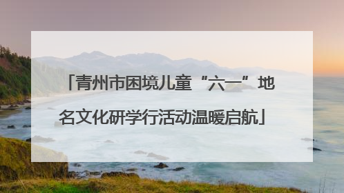 青州市困境儿童“六一”地名文化研学行活动温暖启航