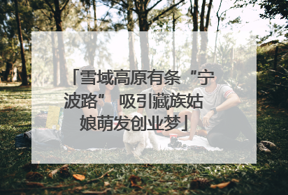雪域高原有条“宁波路” 吸引藏族姑娘萌发创业梦
