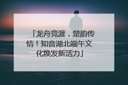 龙舟竞渡，楚韵传情！知音湖北端午文化焕发新活力