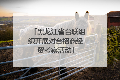 黑龙江省台联组织开展对台招商经贸考察活动