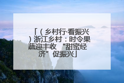 （乡村行·看振兴）浙江乡村：时令果蔬迎丰收 “甜蜜经济”促振兴