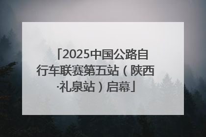 2025中国公路自行车联赛第五站（陕西·礼泉站）启幕