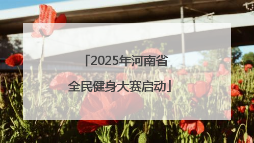 2025年河南省全民健身大赛启动