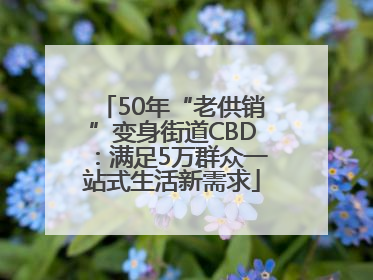 50年“老供销”变身街道CBD：满足5万群众一站式生活新需求