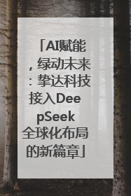 AI赋能，绿动未来：挚达科技接入DeepSeek全球化布局的新篇章